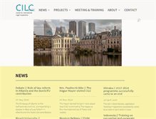 Tablet Screenshot of cilc.nl
